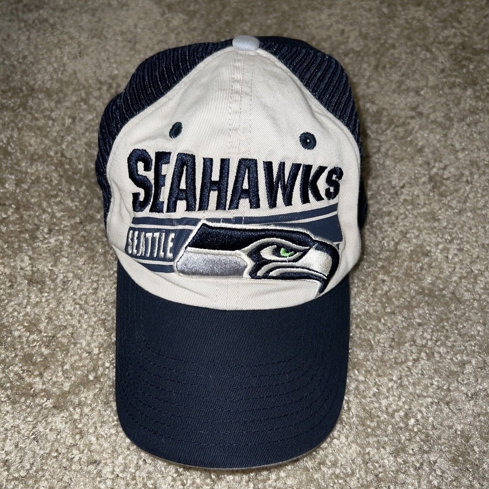 Seattle Seahawks NFL team apparel ￼ classic look￼Snapback Trucker Hat